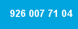 926 007 71 04